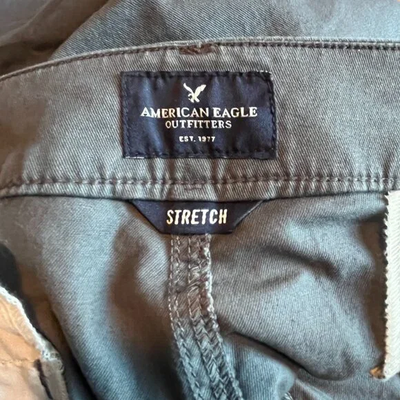 AEO Artist Stretch Chino in Gray - Picture 3 of 4